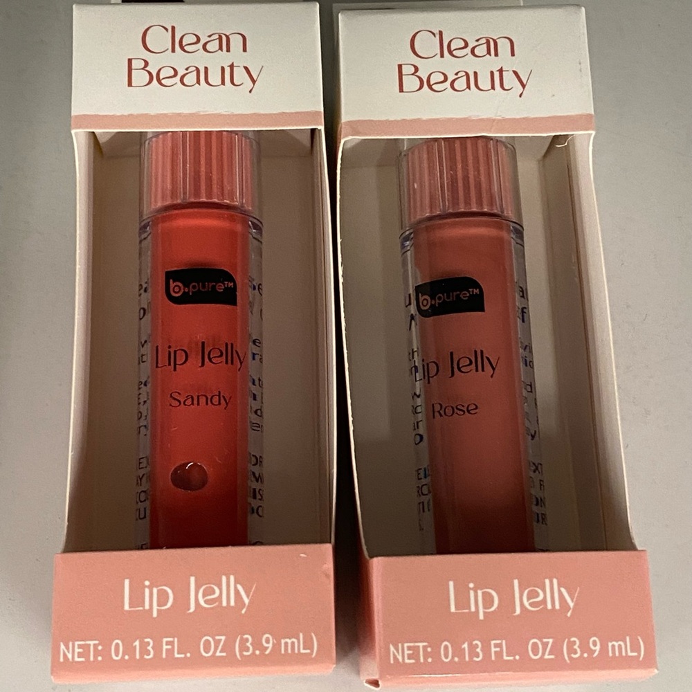 b.pure clean beauty lip jelly Sandy & rose set of 2 pcs
